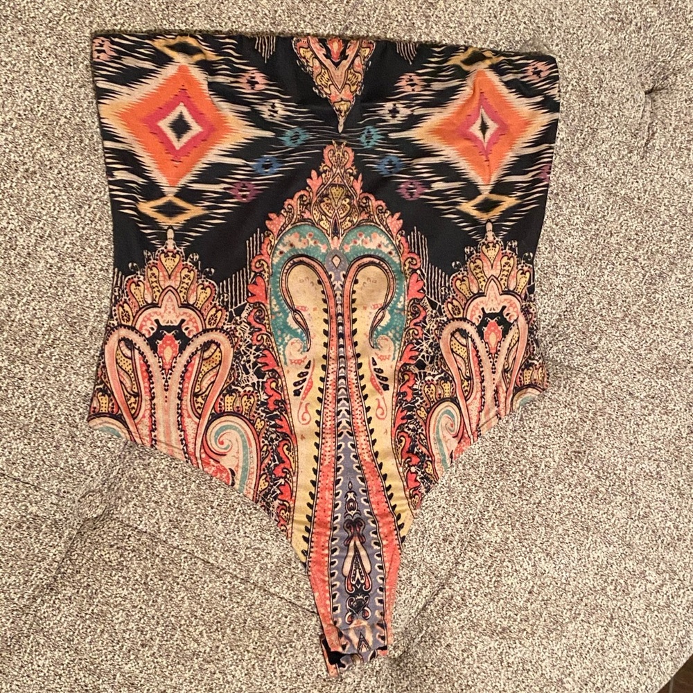 Fashion nova multicolored bodysuit